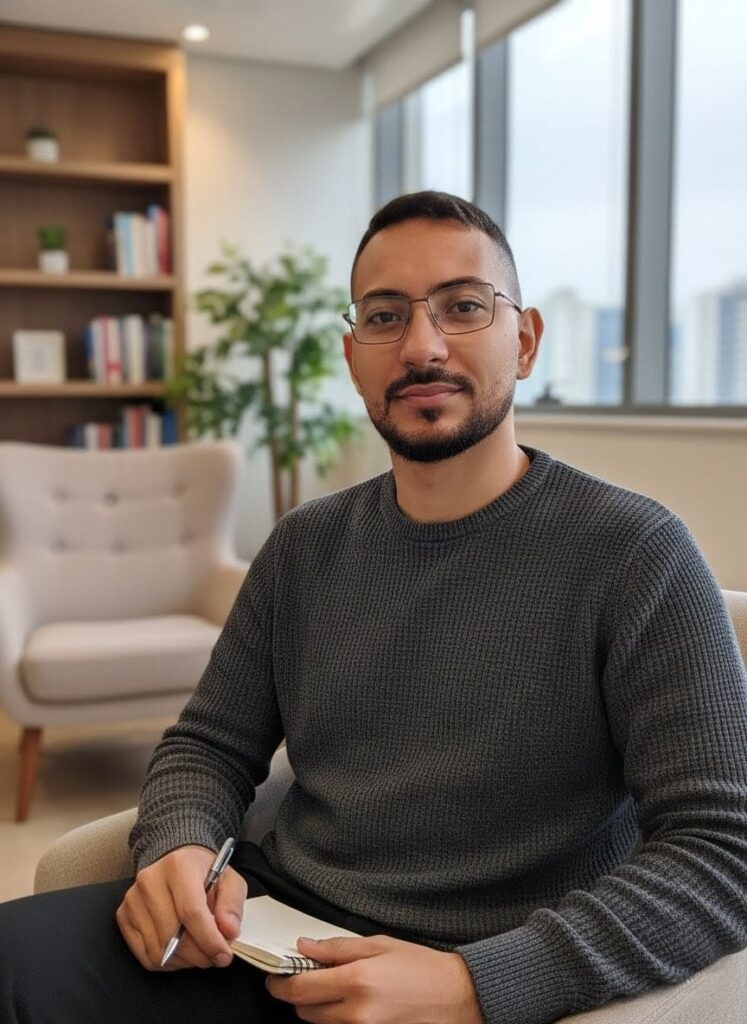 Caio Brito, psicólogo clínico